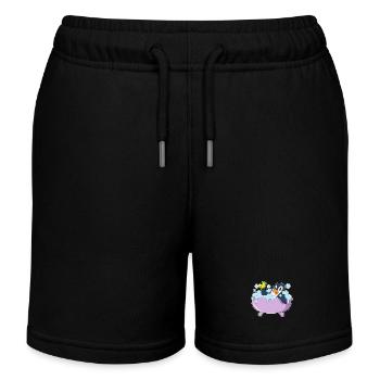 Baignoire de bain Penguin - Short de jogging enfant bio Stanley/Stella - noir - Devant