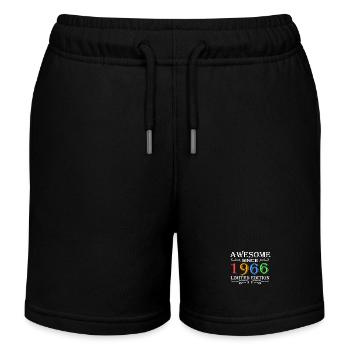 1966 - Jahrgang 1966 - Kinder Organic Joggingshorts Mini Bolter von Stanley/Stella - Schwarz - Vorne