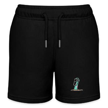 Zombie Kamera Fotograf - Kinder Organic Joggingshorts Mini Bolter von Stanley/Stella - Schwarz - Vorne