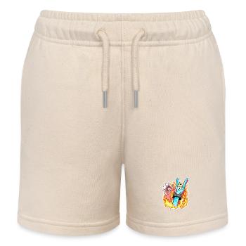 Zombie Hand Rocker - Kids Organic Sweat Shorts by Stanley/Stella - soft Ecru - Front