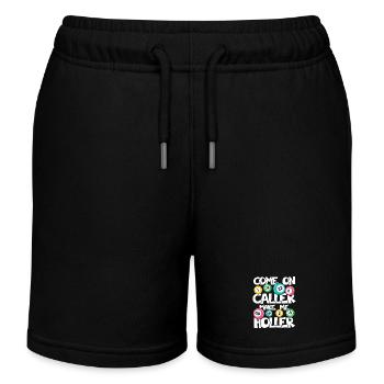 COME ON CALLER MAKE ME HOLLER - Kinder Organic Joggingshorts Mini Bolter von Stanley/Stella - Schwarz - Vorne