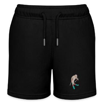 Sauteur à ski Seal Ski - Short de jogging enfant bio Stanley/Stella - noir - Devant