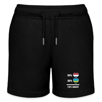 Rwanda et Pays-Bas génie / cadeau - Short de jogging enfant bio Stanley/Stella - noir - Devant