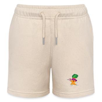 Karotte Dart Dartpfeil - Kinder Organic Joggingshorts Mini Bolter von Stanley/Stella - Natur - Vorne