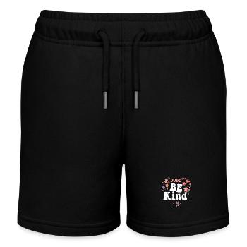 Dude Be Kind No Bullying - Short de jogging enfant bio Stanley/Stella - noir - Devant