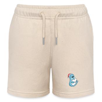 Seelöwe Weihnachten Schlafen Schlaf Ausschlafen - Kinder Organic Joggingshorts Mini Bolter von Stanley/Stella - Natur - Vorne