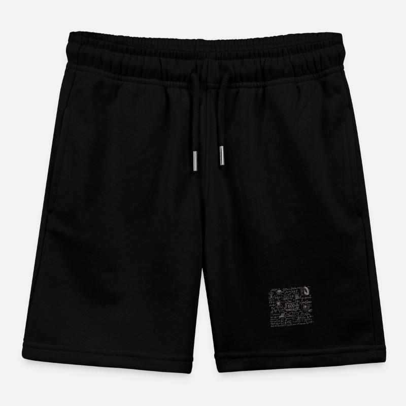 40th birthday for math teachers and math nerds Kids Organic Sweat Shorts by Stanley/Stella