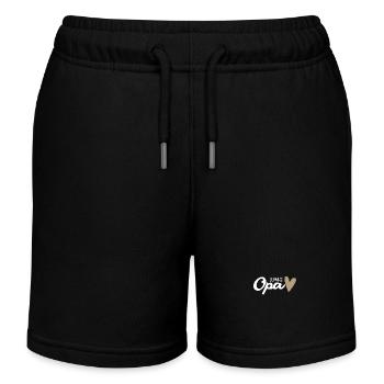 Opa Schwangerschaft verkünden - Kinder Organic Joggingshorts Mini Bolter von Stanley/Stella - Schwarz - Vorne