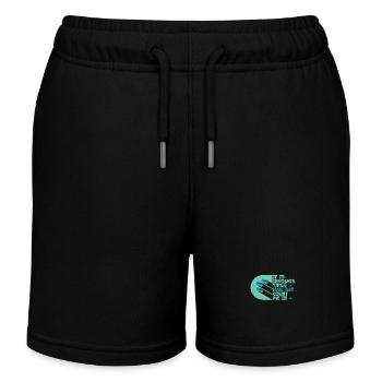 If It Involves Tips and Nail Art Nail Designer - Kids Organic Sweat Shorts by Stanley/Stella - black - Front