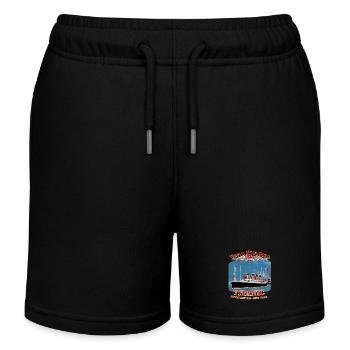 TITANIC Kreation Louis RUNEMBERG © Adagp - Kinder Organic Joggingshorts Mini Bolter von Stanley/Stella - Schwarz - Vorne