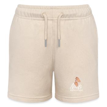 Les ongles avant les hommes Créateur d’ongles - Short de jogging enfant bio Stanley/Stella - écru doux - Devant