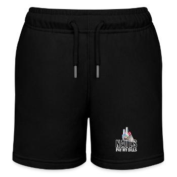 Nails Pay My Bills Manucure - Short de jogging enfant bio Stanley/Stella - noir - Devant