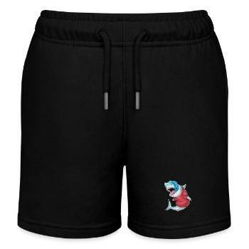 Sports de football américain de Hai - Short de jogging enfant bio Stanley/Stella - noir - Devant