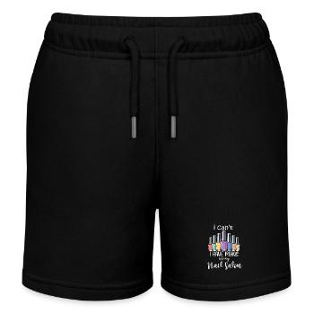 Ich Kann Nicht Habe Pläne In Meinem Nagelstudio - Kinder Organic Joggingshorts Mini Bolter von Stanley/Stella - Schwarz - Vorne