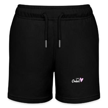 Onkel - Onkel werden - Schwangerschaft verkünden - Kinder Organic Joggingshorts Mini Bolter von Stanley/Stella - Schwarz - Vorne