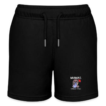 Baby Geburt - Kinder Organic Joggingshorts Mini Bolter von Stanley/Stella - Schwarz - Vorne
