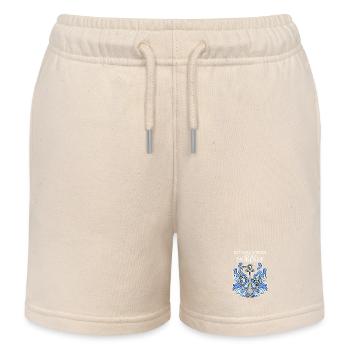 Anker Nordsee Plattdeutsch Spruch Moin - Kinder Organic Joggingshorts Mini Bolter von Stanley/Stella - Natur - Vorne