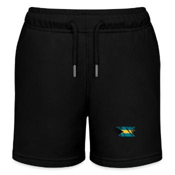 Drapeau des Bahamas - Short de jogging enfant bio Stanley/Stella - noir - Devant