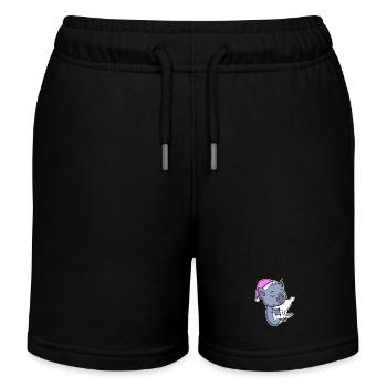 Bat - Kids Organic Sweat Shorts by Stanley/Stella - black - Front