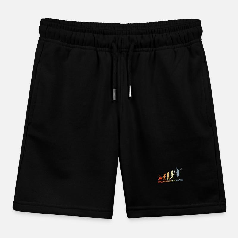 Badminton Evolution Kids Organic Sweat Shorts by Stanley/Stella
