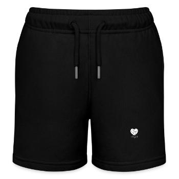 Volleyball - Kinder Organic Joggingshorts Mini Bolter von Stanley/Stella - Schwarz - Vorne