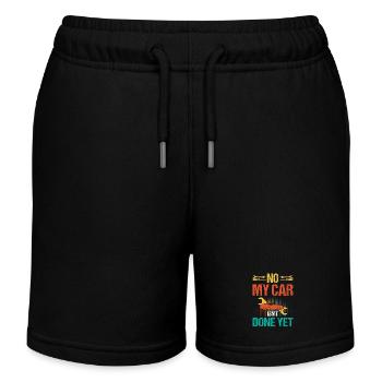 Begrenztes Auto, kein Wagen - Kinder Organic Joggingshorts Mini Bolter von Stanley/Stella - Schwarz - Vorne