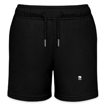 Eishockey Team - Kinder Organic Joggingshorts Mini Bolter von Stanley/Stella - Schwarz - Vorne