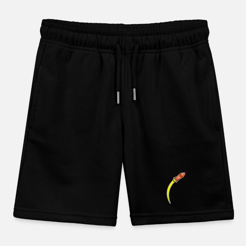 Rakete Orange Kinder Organic Joggingshorts Mini Bolter von Stanley/Stella