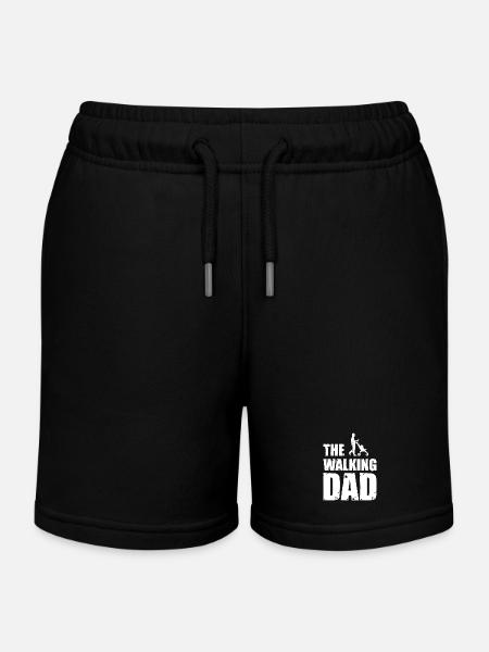 The walking dad - Short de jogging enfant bio Stanley/Stella - noir