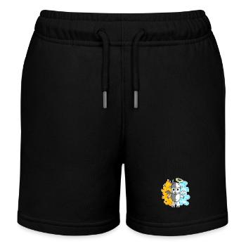 Sheep - Angels and Devils - Kids Organic Sweat Shorts by Stanley/Stella - black - Front