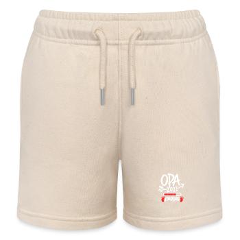 Opa 2023 loading - Opa werden - Bald Opa - Kinder Organic Joggingshorts Mini Bolter von Stanley/Stella - Natur - Vorne