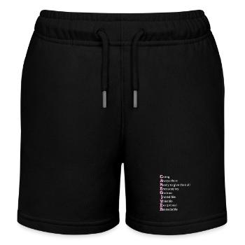 Pflegekraft Definition Altenpflege Pflegekraft - Kinder Organic Joggingshorts Mini Bolter von Stanley/Stella - Schwarz - Vorne