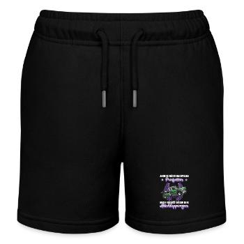 Abschleppwagen Abschleppdienst Mädchen Geschenk - Kinder Organic Joggingshorts Mini Bolter von Stanley/Stella - Schwarz - Vorne