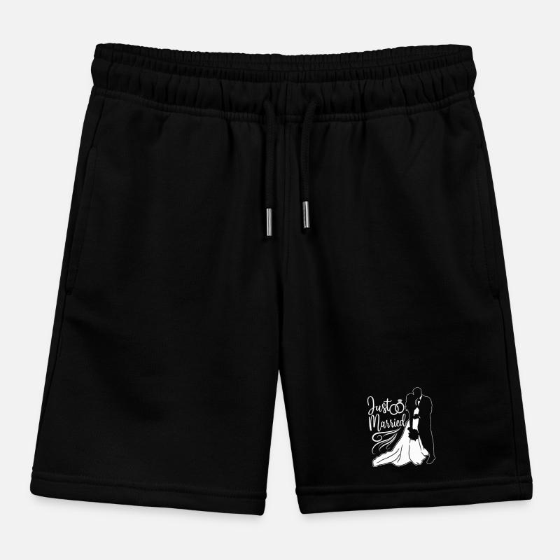 Nur verheiratetes Paar Ehefrau Ehemann Kinder Organic Joggingshorts Mini Bolter von Stanley/Stella