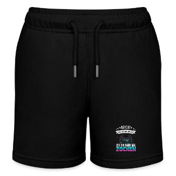 Gamer Design mit Controller - Funny Gaming Gamepad - Kinder Organic Joggingshorts Mini Bolter von Stanley/Stella - Schwarz - Vorne