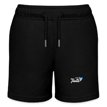 Tante Geschenk - Du wirst Tante - werdende Tante - Kinder Organic Joggingshorts Mini Bolter von Stanley/Stella - Schwarz - Vorne