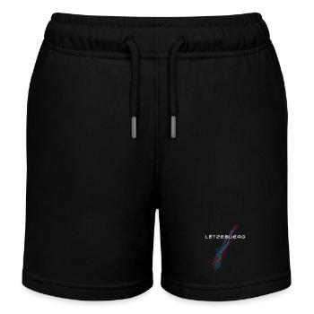 Flagge von Luxemburg, Luxemburger Stolz - Kinder Organic Joggingshorts Mini Bolter von Stanley/Stella - Schwarz - Vorne