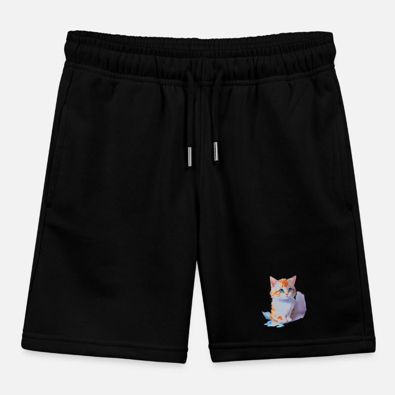 chat mignon Short de jogging enfant bio Stanley/Stella