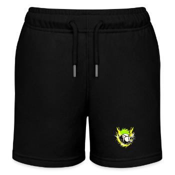 Volleyball Logo - Short de jogging enfant bio Stanley/Stella - noir - Devant