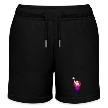 Wasserball Spieler Sunset - Kinder Organic Joggingshorts Mini Bolter von Stanley/Stella - Schwarz - Vorne