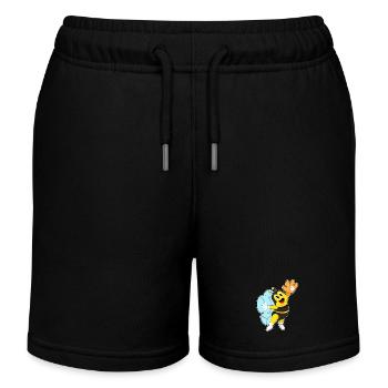 Gant de baseball Bee Baseball - Short de jogging enfant bio Stanley/Stella - noir - Devant