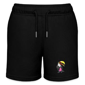 Ciseaux de coiffure Toucan - Short de jogging enfant bio Stanley/Stella - noir - Devant