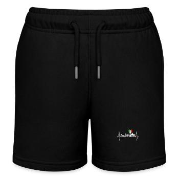 Rome Colisée Heartbeat Roma Skyline Rome Italie - Short de jogging enfant bio Stanley/Stella - noir - Devant
