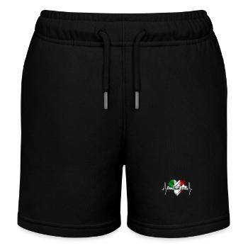 Rome Colisée Heartbeat Roma Skyline Rome Italie - Short de jogging enfant bio Stanley/Stella - noir - Devant