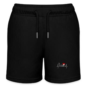 Essen Skyline Herzschlag Ruhrpott Fan Herz Essener - Short de jogging enfant bio Stanley/Stella - noir - Devant