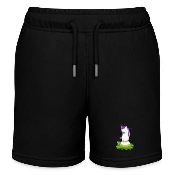 Unicorn Chess Piece Knight Chess - Short de jogging enfant bio Stanley/Stella - noir - Devant