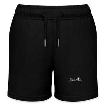 Mailand Skyline Italien Herzschlag Fan Love Milano - Kinder Organic Joggingshorts Mini Bolter von Stanley/Stella - Schwarz - Vorne