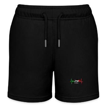 Rome Colisée Heartbeat Roma Skyline Rome Italie - Short de jogging enfant bio Stanley/Stella - noir - Devant