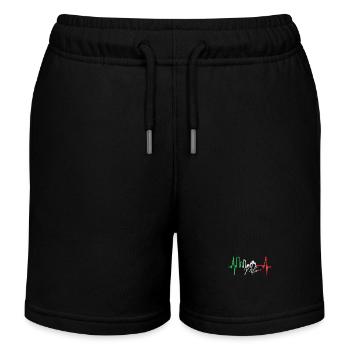 Mailand Skyline Italien Herzschlag Fan Love Milano - Kinder Organic Joggingshorts Mini Bolter von Stanley/Stella - Schwarz - Vorne