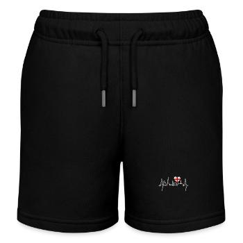 Freiburg im Breisgau Skyline Herzschlag Freiburger - Kinder Organic Joggingshorts Mini Bolter von Stanley/Stella - Schwarz - Vorne